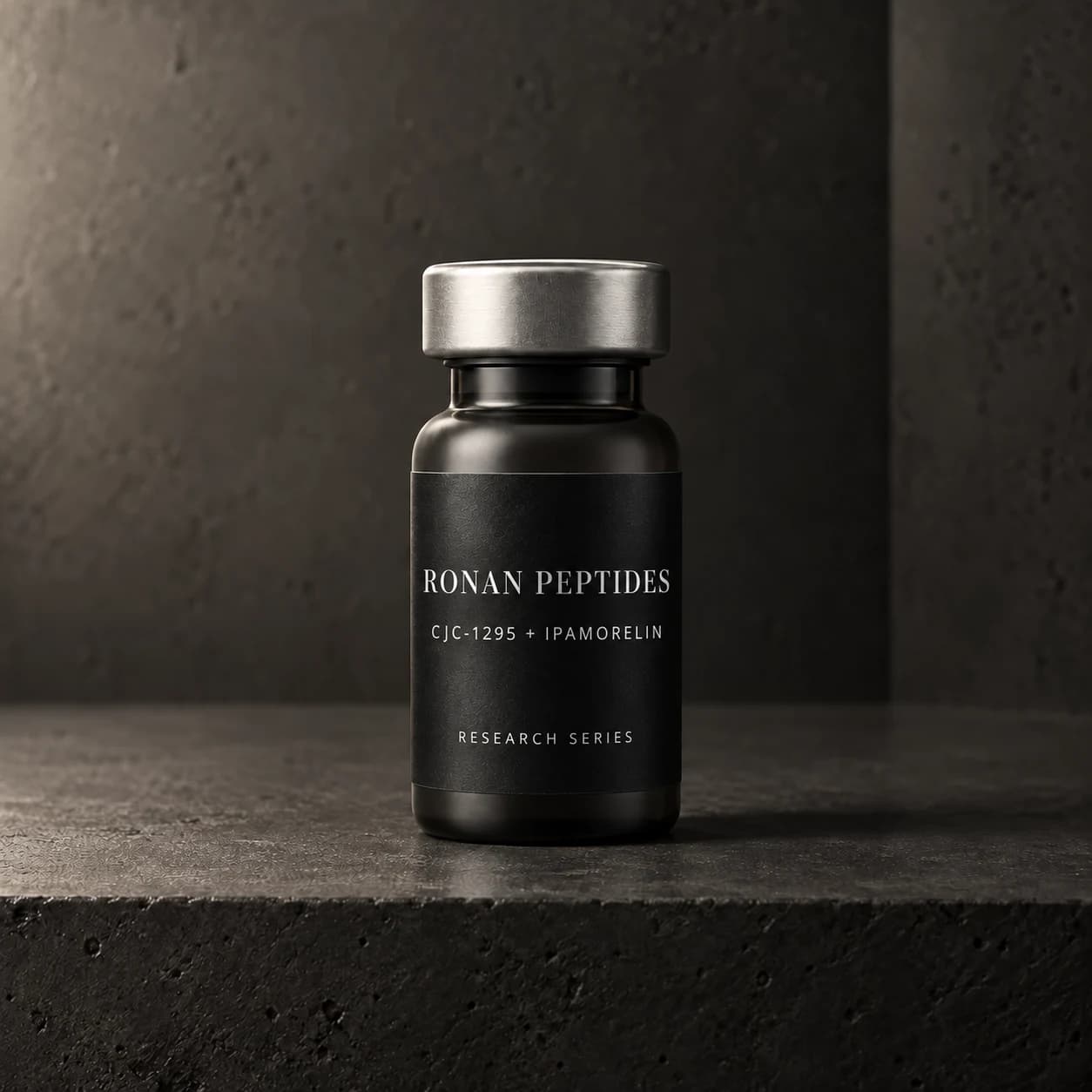 CJC-1295 + Ipamorelin — RONAN PEPTIDES packaging concept